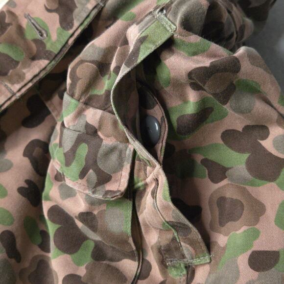 Soviet Union Camo Coat 96-100 / 3-4 Hood Slit Back Military Uniform - Picture 14 of 16